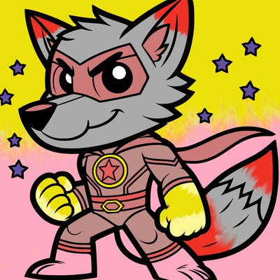 wolf super hero