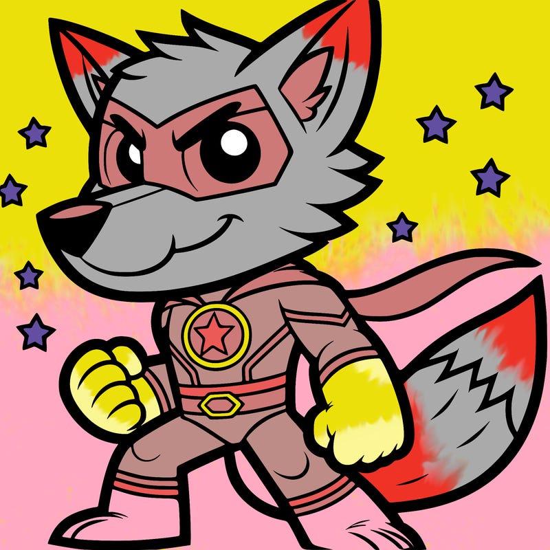 wolf super hero