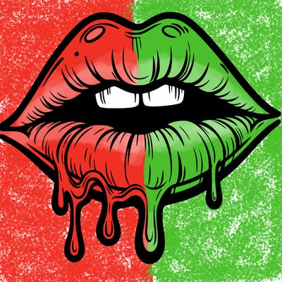 lips that look realistic and drip