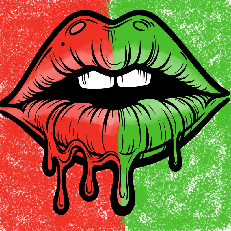 lips that look realistic and drip