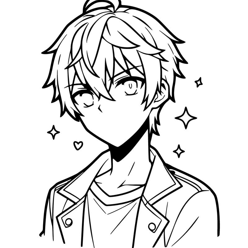 male anime character