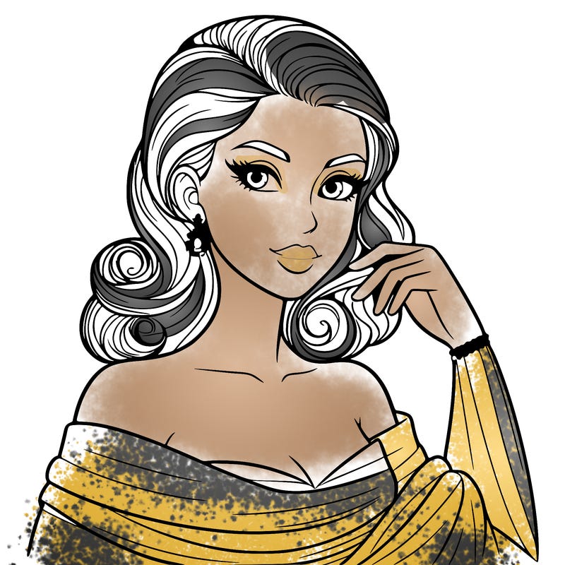 an elegant woman