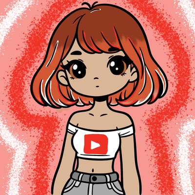 girl in a cute crop top