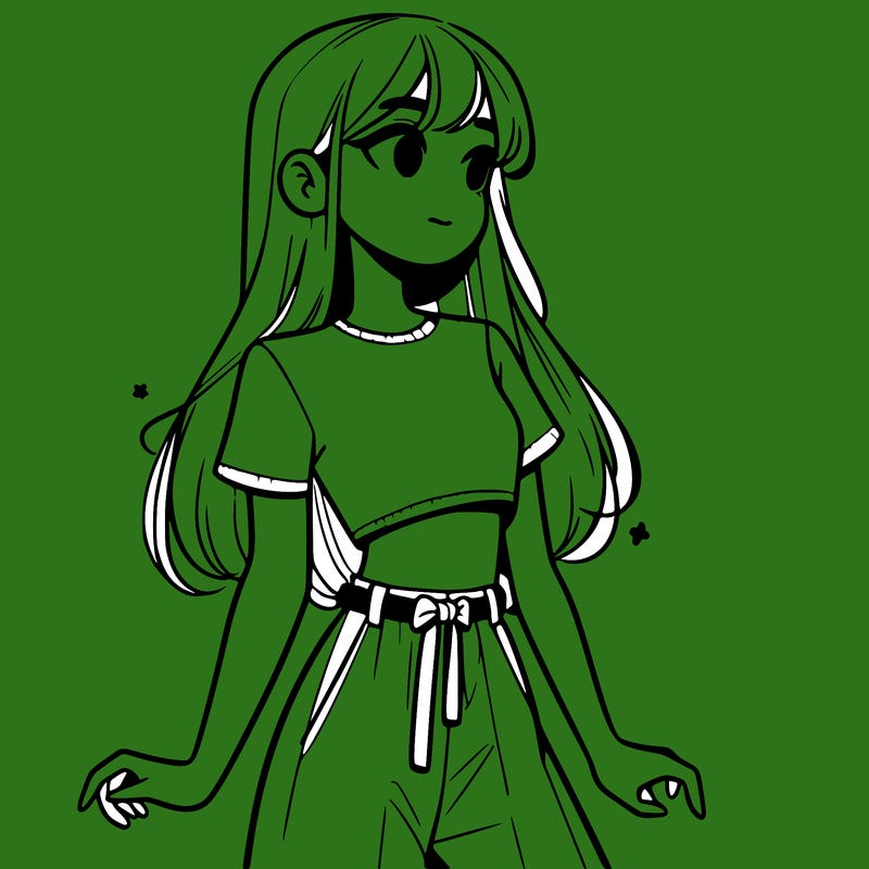 girl in a cute crop top