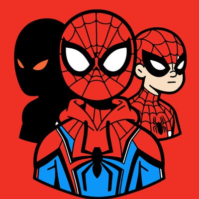 spider man miles mixed with peter