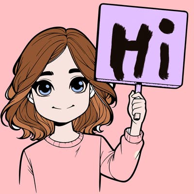 realistic girl holding up a sign