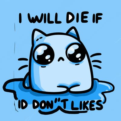 a cat that will die if we don’t get 10 likes