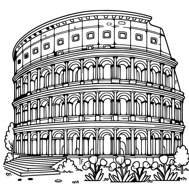 coliseum outline