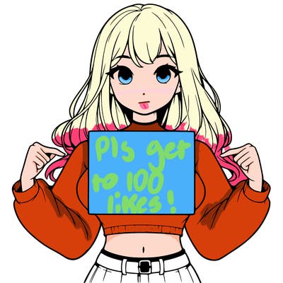 girl holding a blank sign in a long sleeve crop top