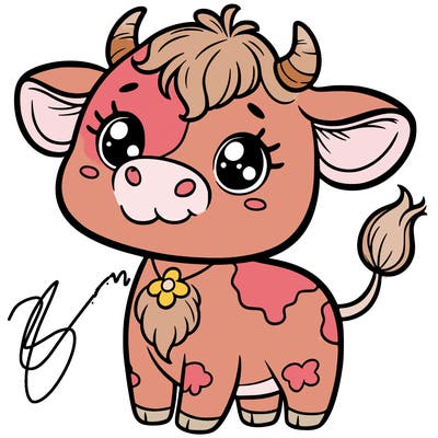 cute cow