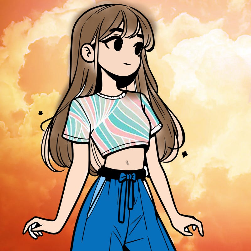girl in a cute crop top