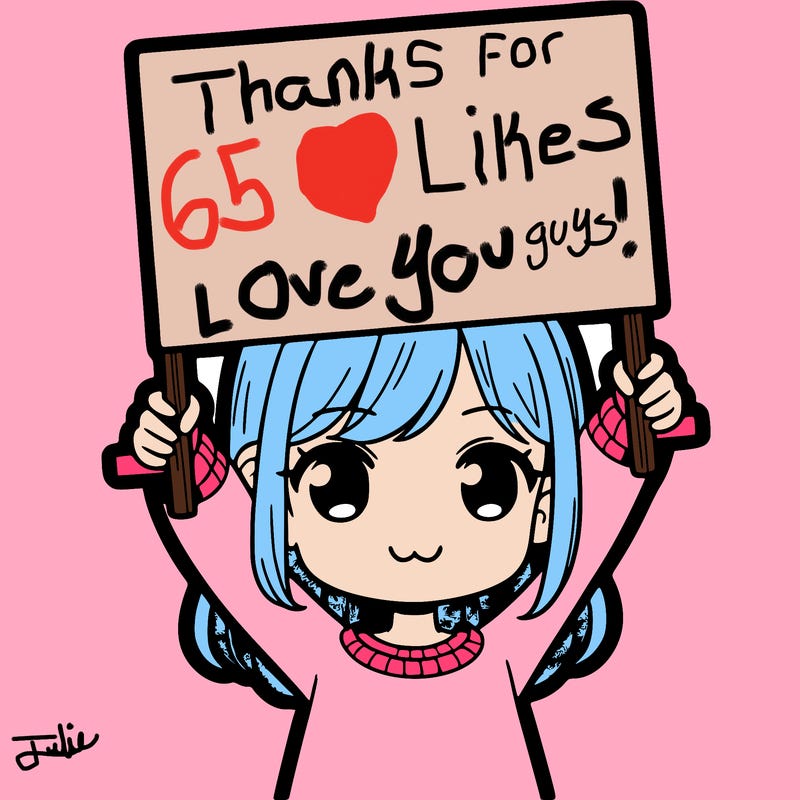 girl holding big sign