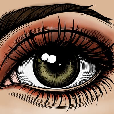 realistic eye