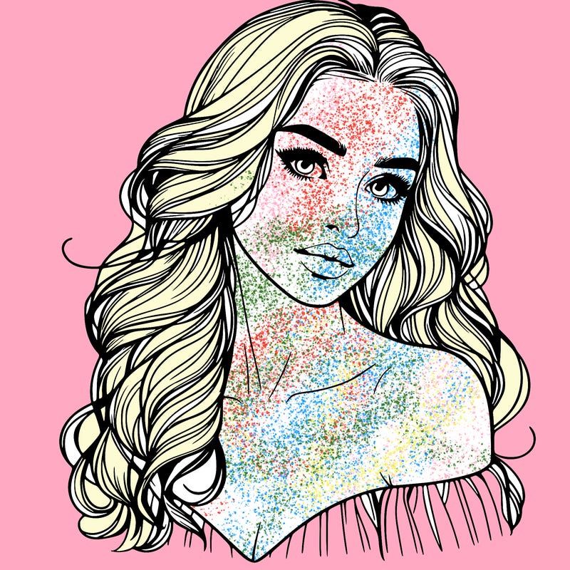 beautiful realistic girl