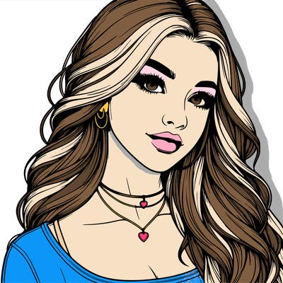 detailed realistic girl