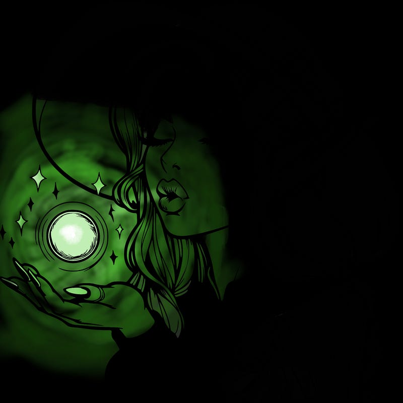 realistic elf casting a spell with lips