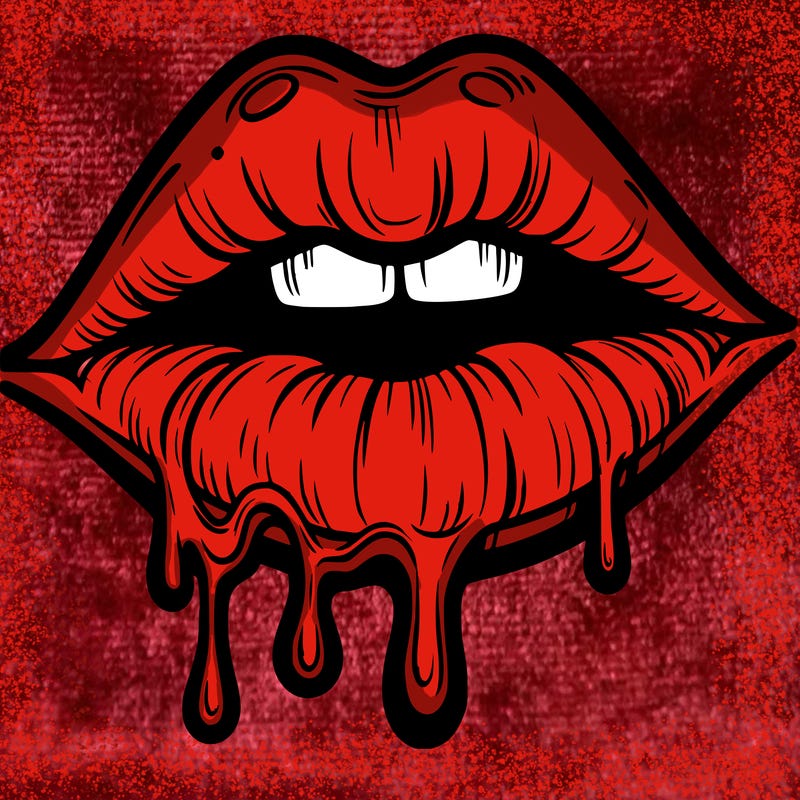 lips that look realistic and drip