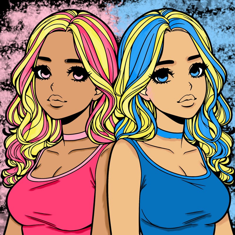 realistic twin sisters