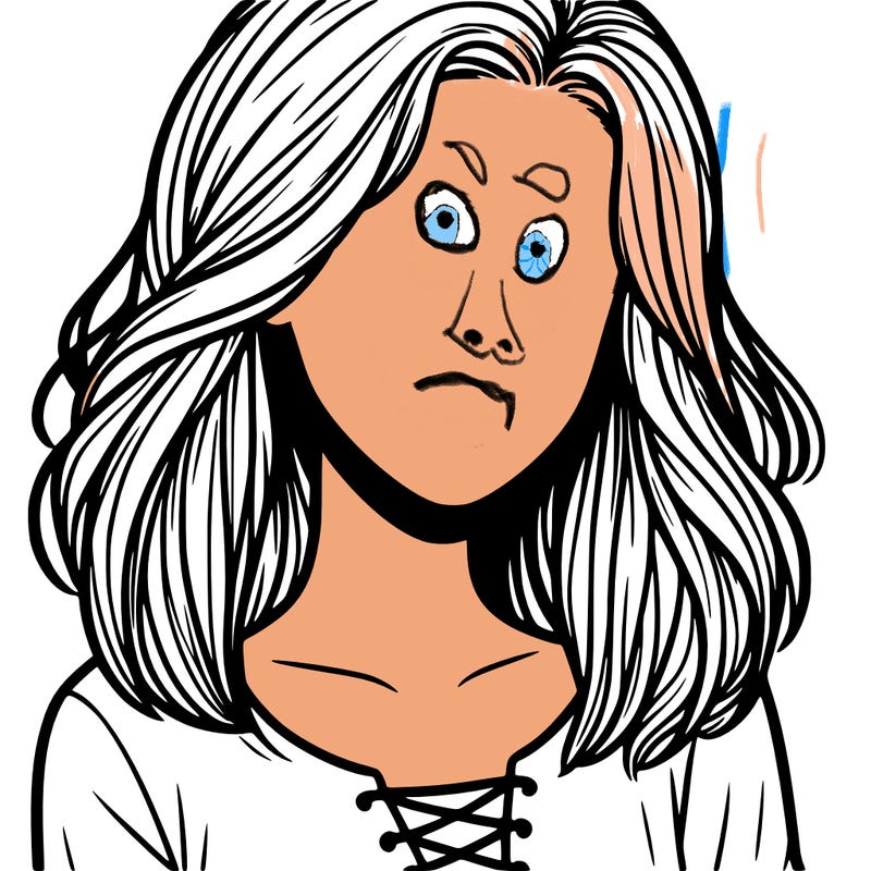 a girl realistic faceles