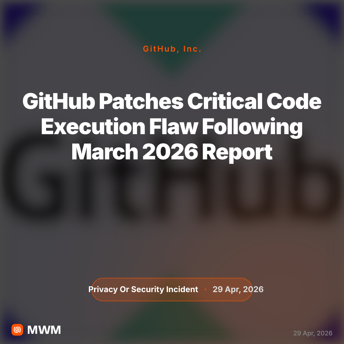 GitHub Patches Critical RCE Vulnerability (CVE-2026-3854) in Under Six Hours