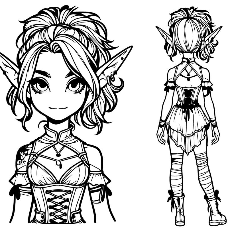 realistic dangerous fae girl