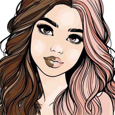 beautiful realistic girl