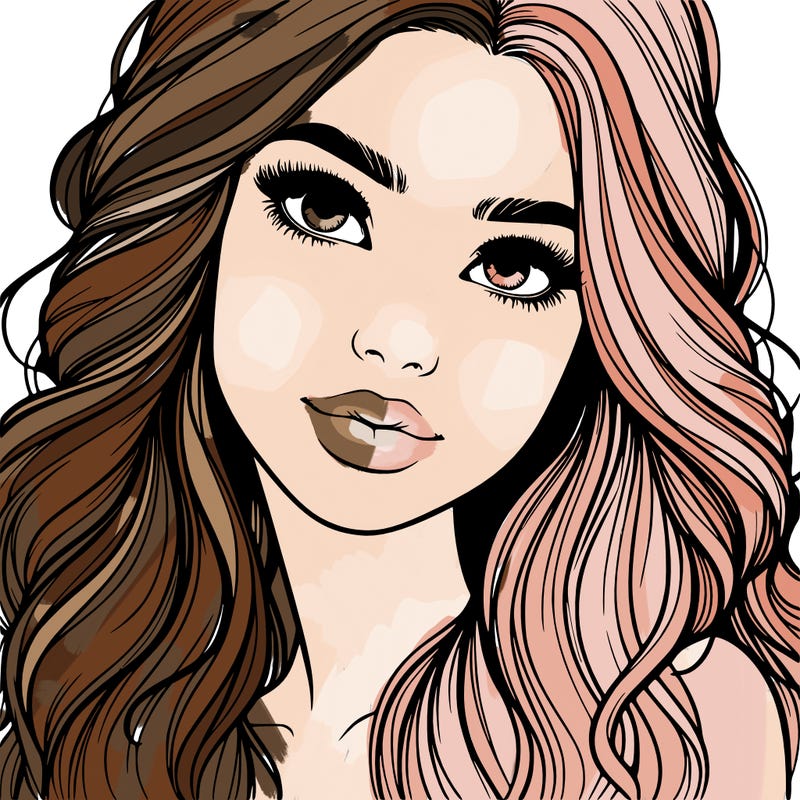 beautiful realistic girl