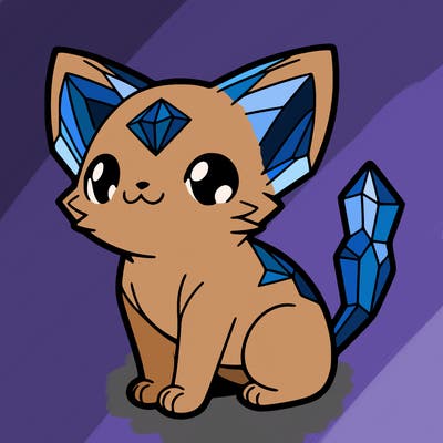 crystal kitten