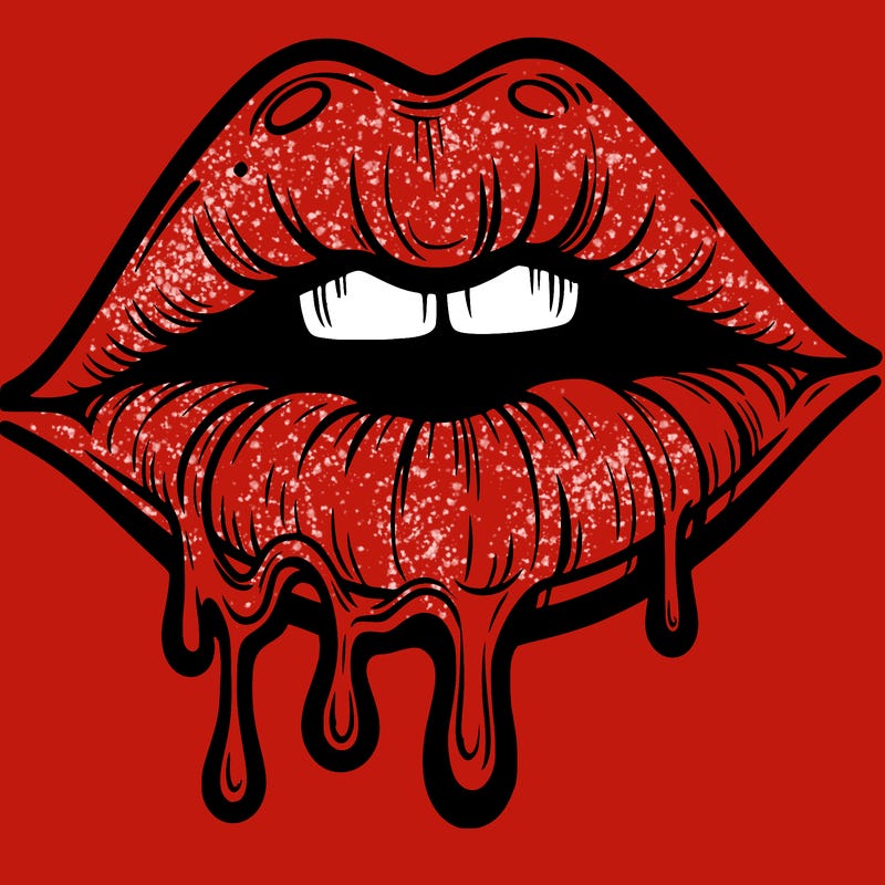 lips that look realistic and drip