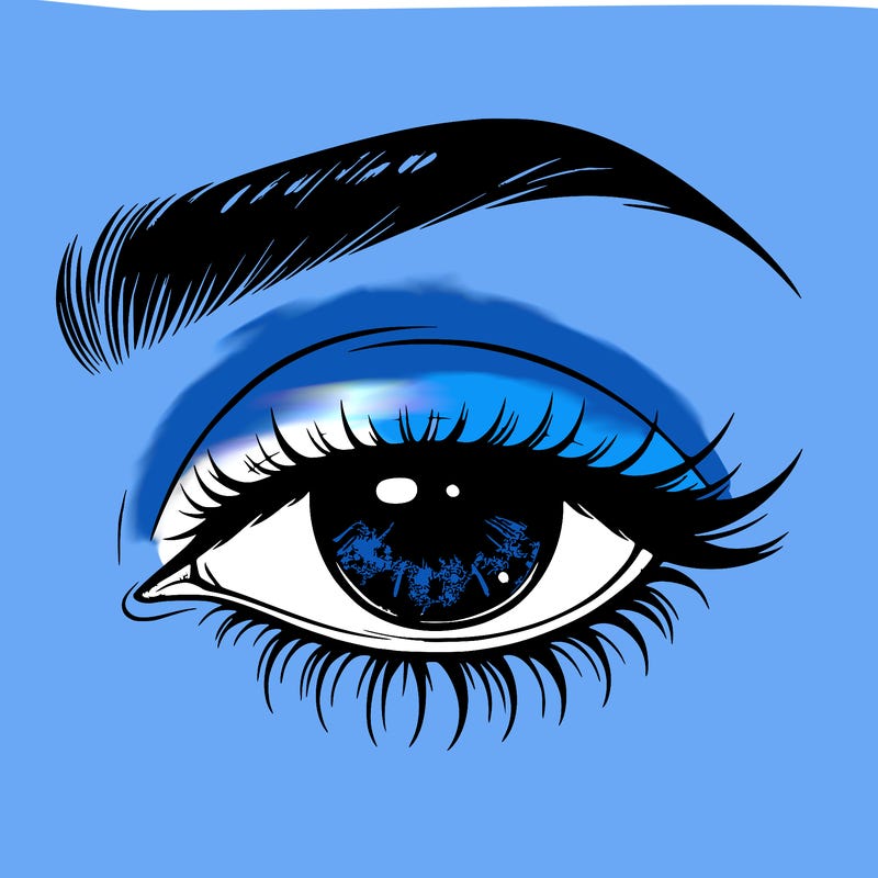 eye closed realistic