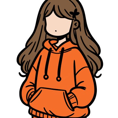 girl in sweatshirt