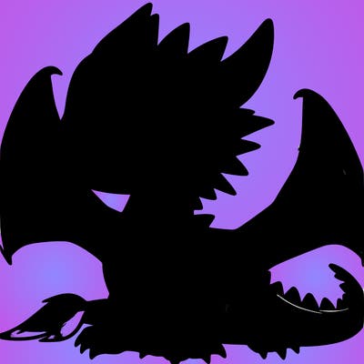 fierce baby night dragon