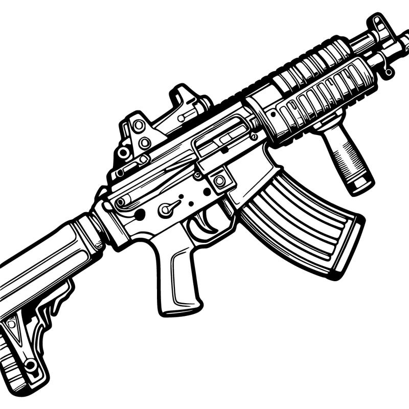 semi automatic rifle