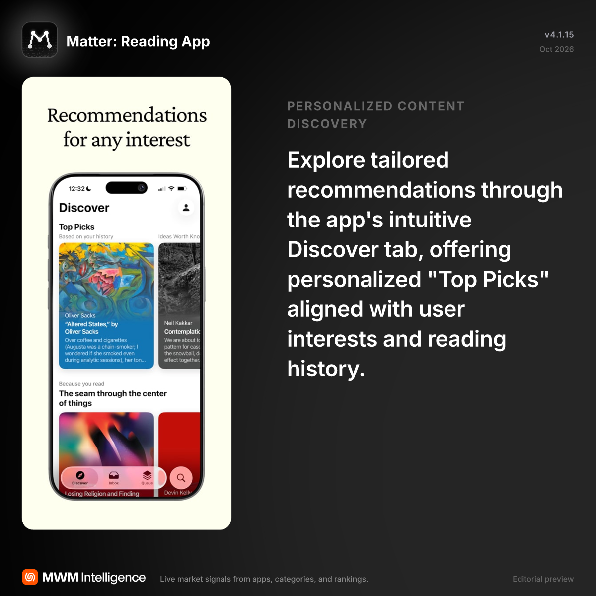 Matter: Reading App - News App | MWM