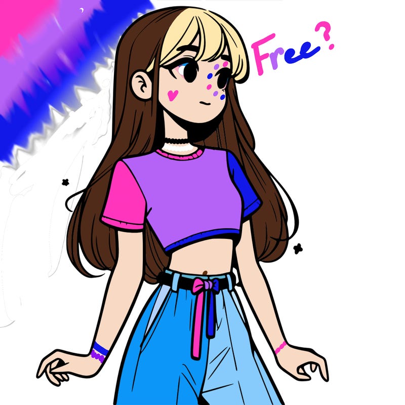 girl in a cute crop top