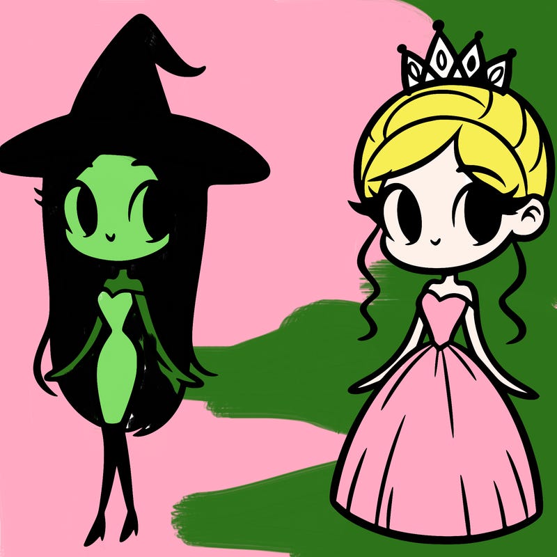 elphaba and glinda