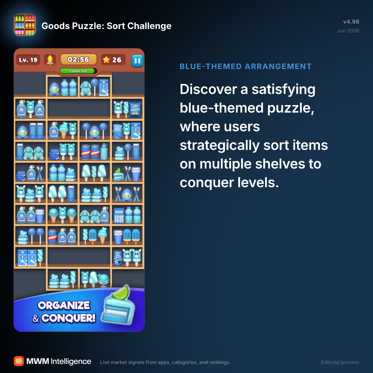 Goods Puzzle: Sort Challenge - Games App | MWM