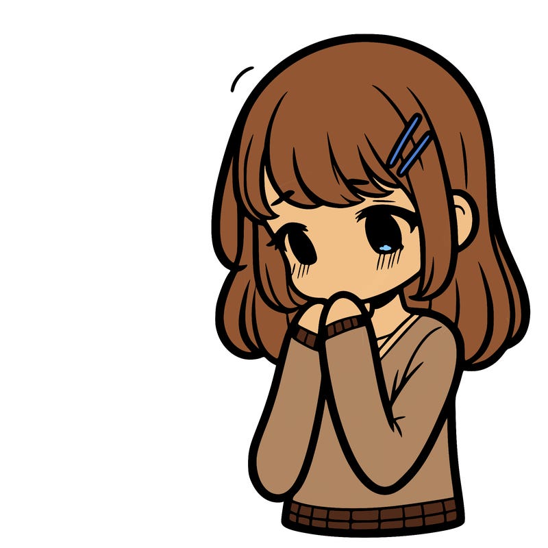 shy girl