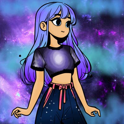 girl in a cute crop top