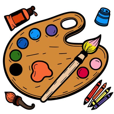 artist paint palette
