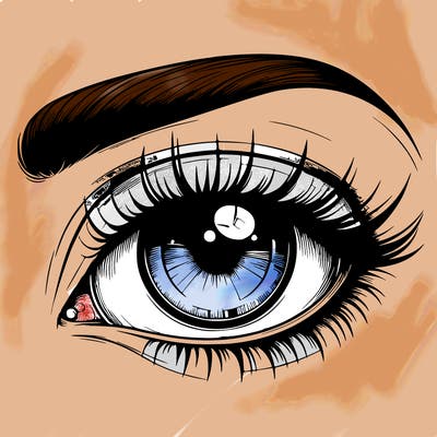 realistic eye