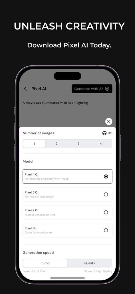 Pixel AI - Image Generator - Graphics & Design App | MWM