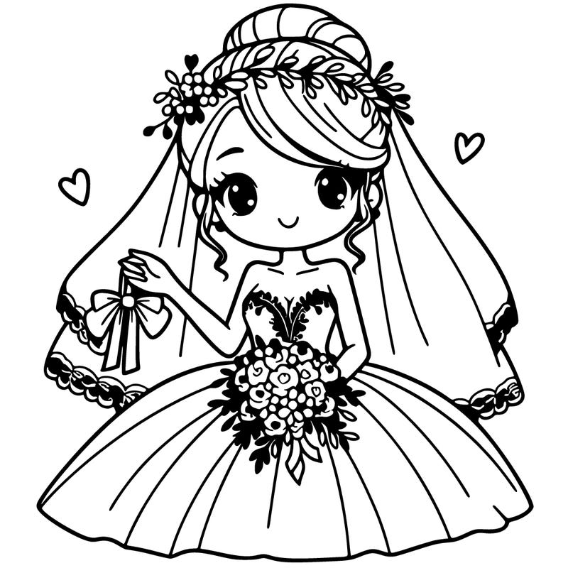 wedding dress girl