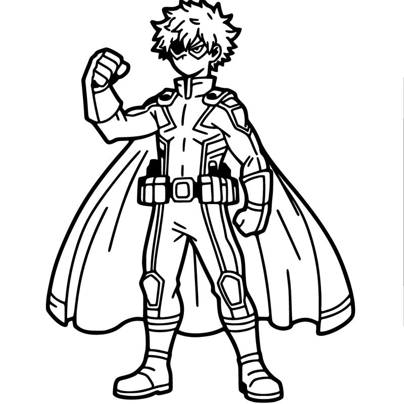 superhero anime character