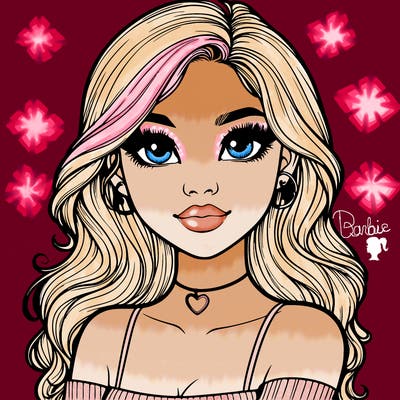 realistic pretty girl