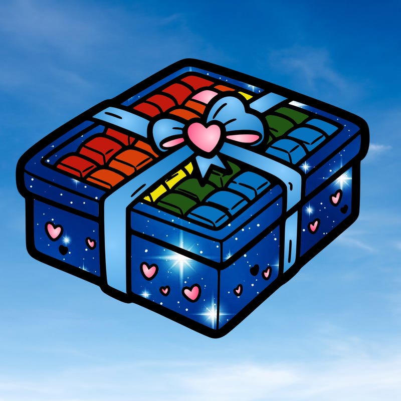 a box of chocolate for valentines day