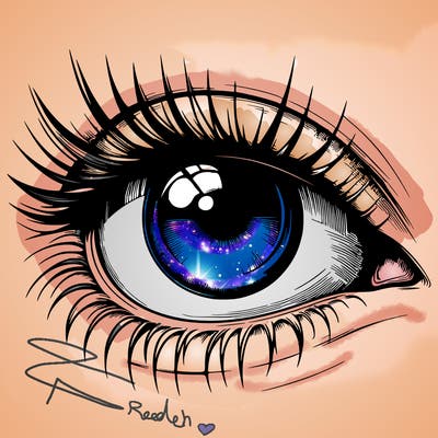 realistic eye