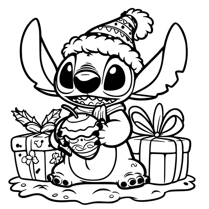 stitch at christmas