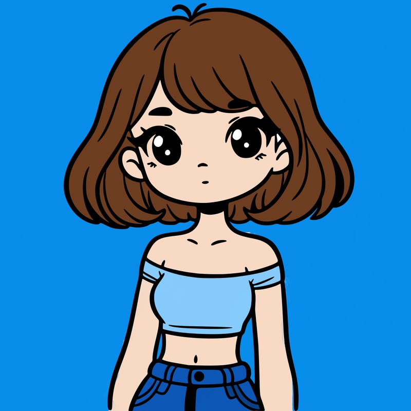 girl in a cute crop top