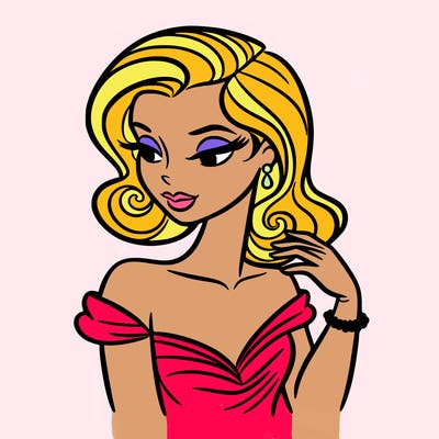 an elegant woman